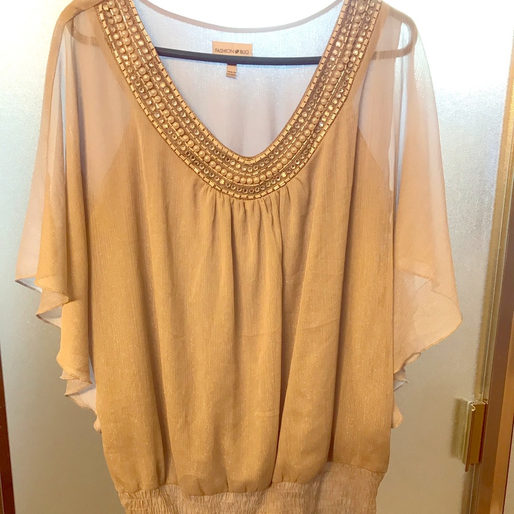 Fancy Silver Blouse